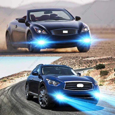 For INFINITI M37 M56 QX56 EX35 FX35 H8 3570 8000K Front LED Fog Driving Lights - Image 1 of 4