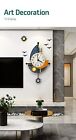 Modern Wall Clock Boat Design Home Living Interior Watch Sea Stickers Decoration