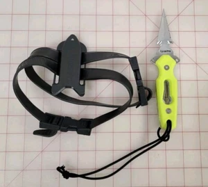 SpearPro Ranger Mini Needle 3.0 SS Dive Knife Lime Green - Picture 1 of 5