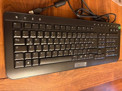 Dell L20U USB-Tastatur QUERTZ schwarz - Bild 1 von 4