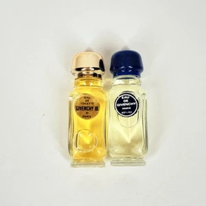 Vintage Givenchy III + I 1/8 FL Oz. 3mL Eau De Toilette Splash Made In France - Picture 1 of 14