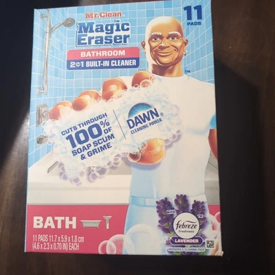 Esponjas borradoras mágicas 2 en 1 para baño Mr. Clean, 11 quilates Foto 1 de 2