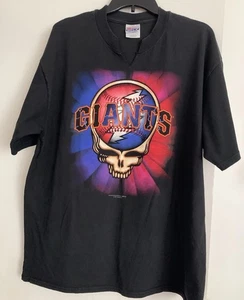Vtg 1997 San Francisco Giants x Grateful Dead Tee T-Shirt Adult XL - Picture 1 of 11