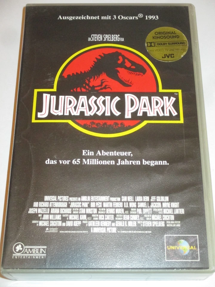 Universal - Jurassic Park - VHS/Fantasy/Jeff Goldblum/Sam Neill/Laura Dern/CIC - Bild 1 von 2
