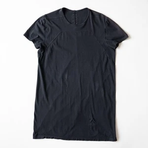 Rick Owens DRKSHDW BLACK T-shirt Short-Sleeved Cut & Sewn XS - Picture 1 of 10