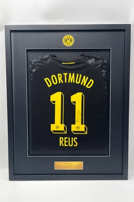 Borussia Dortmund Trikot Marco Reus signiert im Rahmen Puma COA BVB  - Bild 1 von 4