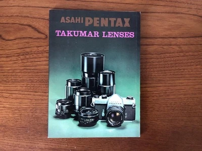 Catalogue d'objectifs Asahi Pentax Takumar vintage du Japon avec marques... - Photo 1/2