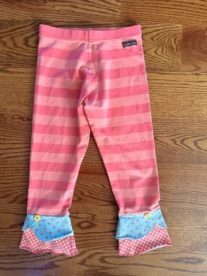 Matilda Jane girls 10 Let's Go Together Pinky Promise scrappy leggings EUC - Image 1 of 4