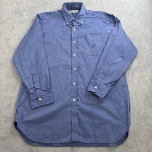 Turnbull & Asser Oxford Shirt Mens 16 L Long Sleeve Button Down Barrel Cuff OCBD - Picture 1 of 11