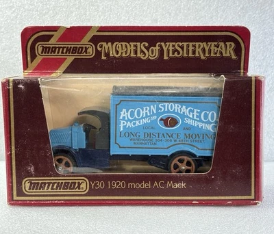 Matchbox Y-30 1920 AC Mack Truck Models of Yesteryear Acorn Storage Co. - Image 1 of 4
