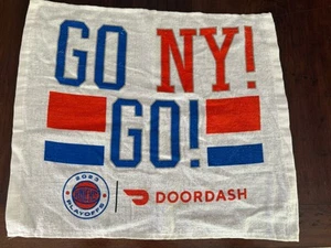 New York Knicks Werbe Spiel Handtuch DoorDash 2023 NY Forever Go NY Go - Bild 1 von 3