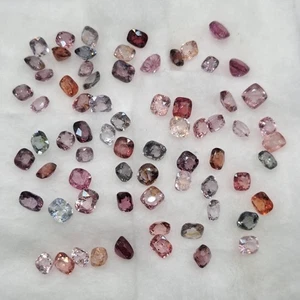 Natural Burmese Spinel Loose Gemstones Vivid Multi Color Faceted 48.6 ct Lot 70 - Picture 1 of 8