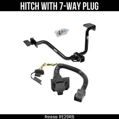 Enganche de remolque + cableado de 7 vías para 04-08 Chrysler Pacifica con paquete de preparación de remolque 44566 Foto 1 de 4