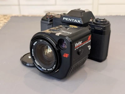 RARE early AF Vivitar 28-70mm f3.5-4.8 AUTO FOCUS Macro Zoom Lens Pentax K USA - Image 1 of 4