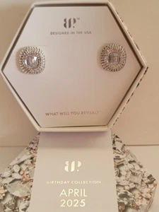 Bomb Party April 2025 "Fierce As Fire" Clear CZ, Rhodium Plating - Picture 1 of 8