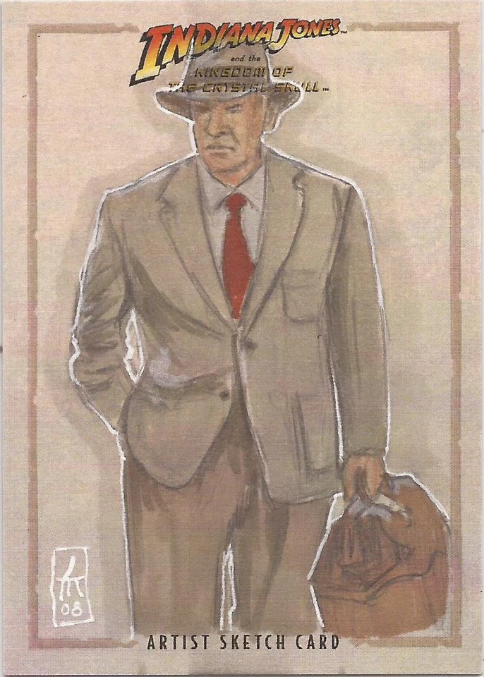 Indiana Jones Kingdom Crystal Skull - Leah Mangue "Indiana Jones" Sketch Card - Image 1 of 1