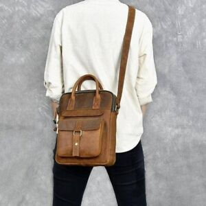 Brown Leather Crossbody Bag, Messenger Bag, sling Bag, Small Leather Bag, Handma