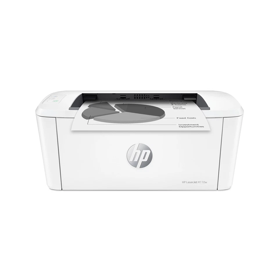 	HP LaserJet M110w Wireless Black & White Printer Print Fast speeds Easy	 - Image 1 of 4