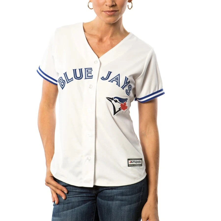 Camiseta Toronto Blue Jays Feminina Majestic Cool Base - Tamanho XXL - Nova - Imagem 1 de 2