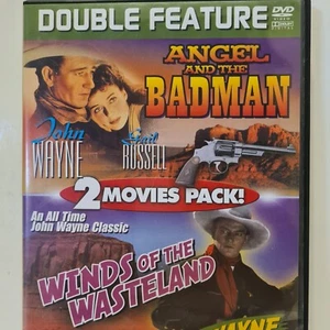 John Wayne Movies x2 Angel And The Badman & Winds Of The Wastelands DVD Western - Picture 1 of 12