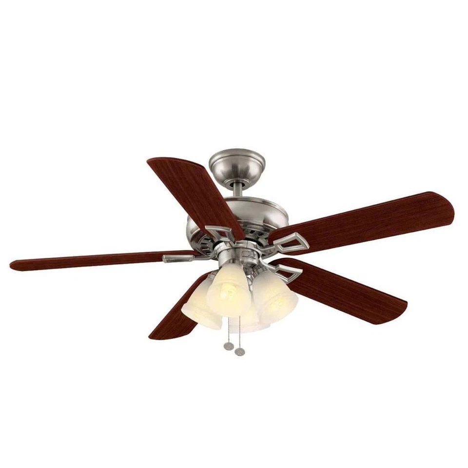Hampton Bay Lyndhurst 52 in. Indoor Brushed Nickel Ceiling Fan Replacement Parts - Image 1 of 1