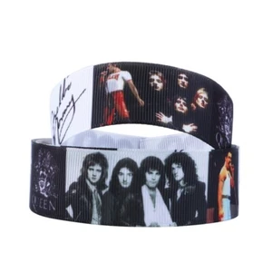 Queen Rock Band on 1" Grosgrain Ribbon ~YOUR CHOICE 5 or 10 Yards (Music) - Picture 1 of 2