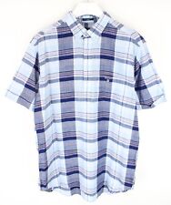GANT Authentic Indian Madras Regular Shirt Men's XL Button Down Short Sleeve