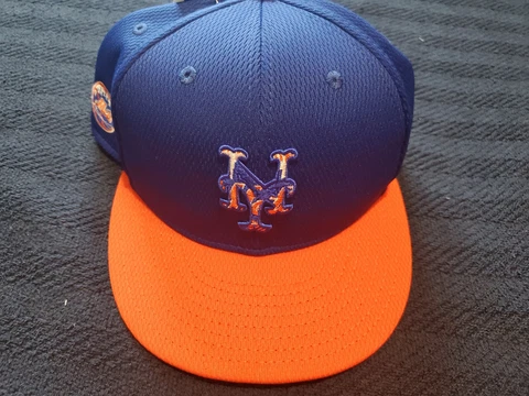 New York Mets New Era Batting Practice 59 FIFTY Fitted Hat cap -  SIZE 7 1/8 Cover
