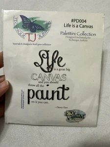 Technique Tuesday’s Single Stamp- Life Is A Canvas - Picture 1 of 2