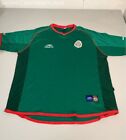 Vintage 2002 Atletica Mexico World Cup Soccer Sports Jersey Size XL