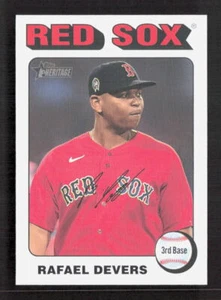 Rafael Devers 2024 Topps Heritage #239 White Border Parallel - Bild 1 von 2