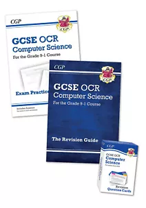 CGP GCSE OCR Computer Science Complete Revision books And Flashcards Bundle - Imagen 1 de 4