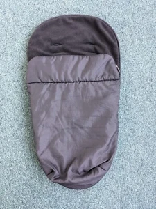 Baby Travel fleece-lined cosytoes / footmuff / sleeping bag / warmer (black) - Picture 1 of 5