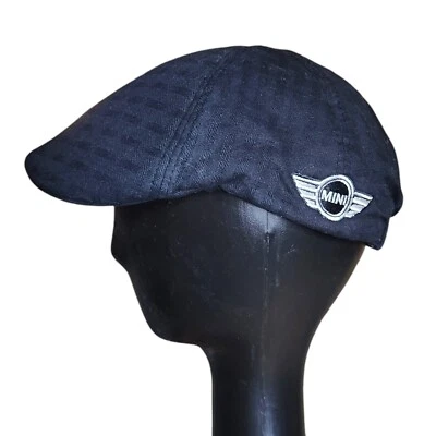 迷你 Cooper 汽车标志黑色报童男孩帽子青少年均码  — 第 1/4 张图片
