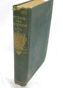 Antique Book- Myths Legends Japan by Davis  David Nickerson 34/1000 Early 1900's - Picture 1 of 9