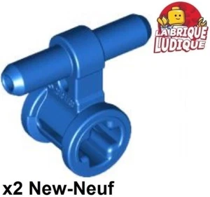 Lego 2x Pneumatique Pneumatic hose connector T axe durite bleu/blue 99021 NEUF - Bild 1 von 1