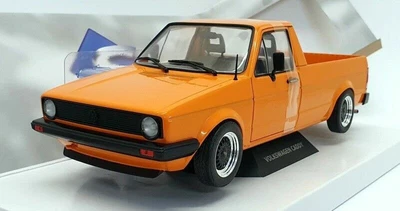 VW Caddy Mki 1982 Pick Up Orange Solido S1803502 Metal Volkswagen - Image 1 of 4