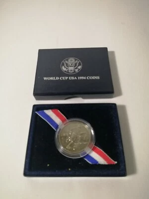 USA commemorative Half Dollar coin 1994D FIFA World Cup Soccer  - Image 1 of 3
