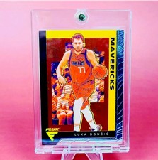 Luka Doncic PANINI INSERT RED FLUX SP PARALLEL MAVERICKS CARD - MINT - W/CASE 