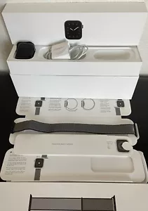 Brand New In Box Apple Smart Watch 44mm Case Series 5 Space Gray - Picture 1 of 9