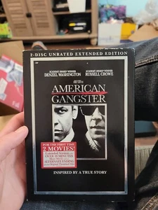 American Gangster (DVD, 2008, 2-Disc Set) Denzel Washington With Slipcover - Picture 1 of 2