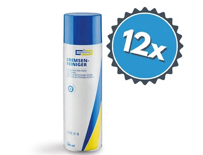 12x Cartechnic Bremsenreiniger 360° Ventil Teilereiniger Montagereiniger 500ml