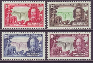 Southern Rhodesia 1935 SC 33-36 MH Set Silver Jubilee - Picture 1 of 2