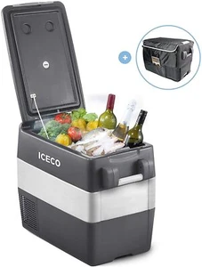 ICECO JP50 Portable Fridge Freezer 12V Cooler 54QT Compact Refrigerator Outdoor - Picture 1 of 8