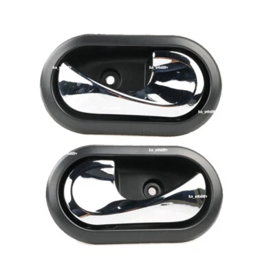  Pair Left & Right Interior Door Handles For 2012-2016 Renault Logan Duster Foto 1 de 4