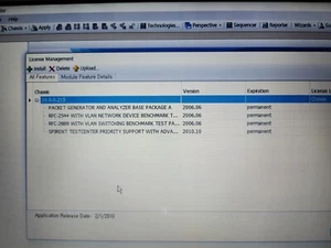 Spirent Testcenter SPT-2000A (F/W 3.42) with Licences. With Application. Tested. - Picture 1 of 6