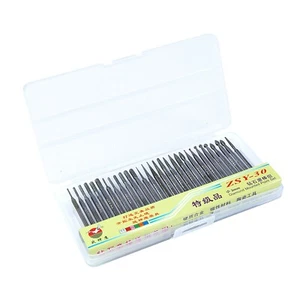 Ø3x30pc Assorted Diamond Tip Mounted Rotary Burr Point Die Grinder Drill Bits - Picture 1 of 5