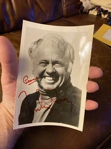 Mickey Rooney Signed Autographed Photo 5x7 “peace” - Picture 1 of 9