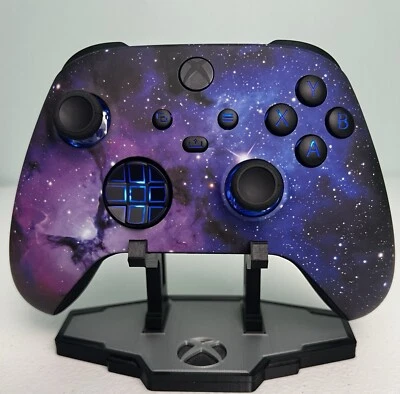 Dark Gradient Galaxy - RGB LED - Custom Wireless Controller for Xbox Or PC - Image 1 of 4