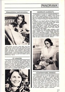 ISABELLE ADJANI, BROOKE SHIELDS, GOJKO MITIC Hungarian magazine 1979 - Picture 1 of 3